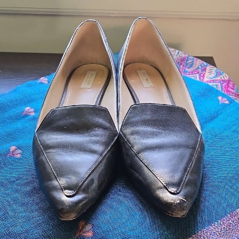 Cole Haan Black Flats Sleek Modern Design